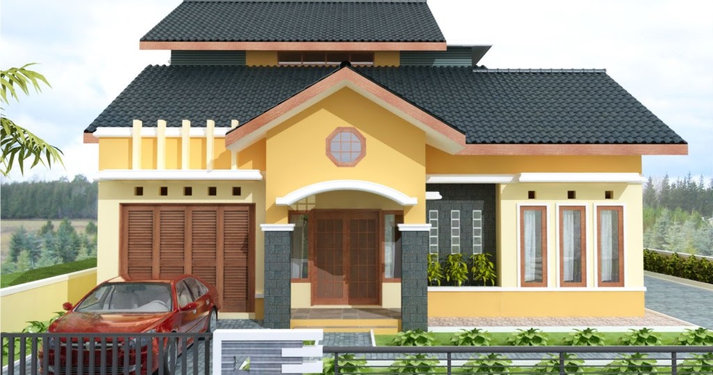 Gambar Desain Rumah  Petak  2 Lantai Rumah  43